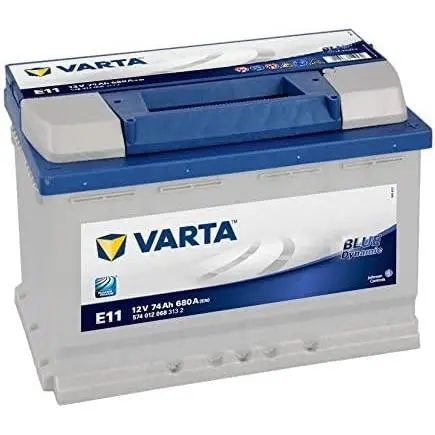 Varta E11 Batería coche sin mantenimiento 12V Capacidad 74 Ah - 680 Amp. - 1