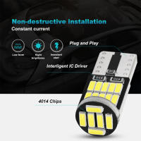 Luz De Interior Para Coche T10 W5W 194 501 LED Canbus Sin Error 26 SMD 4014 Chip Blanco Puro Bombilla Automática Universal 12V - details 3