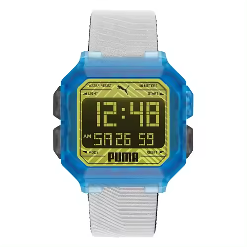 Reloj Puma digital con correa caucho gris, Ref: P5038 - 1