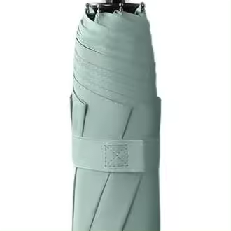 Paraguas plegable de viaje compacto Mango de apertura/cierre automático Capa de revestimiento Bloqueo de tela/Protección UV anti UPF 50 99,9% Paraguas - 1