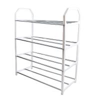 Rack De Zapatos De Metal Organizador De Calzado Estante De 4 Capas Espacioso Para Sala De Estar Material Duradero - details 20