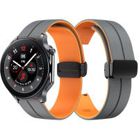 Correa De Silicona Magnética 22mm Para OnePlus Watch 2 OPPO Watch X 4 pro Realme Watch 3 S pro Pulsera Compatible Con Varias Marcas De Reloj Inteligente - details 0
