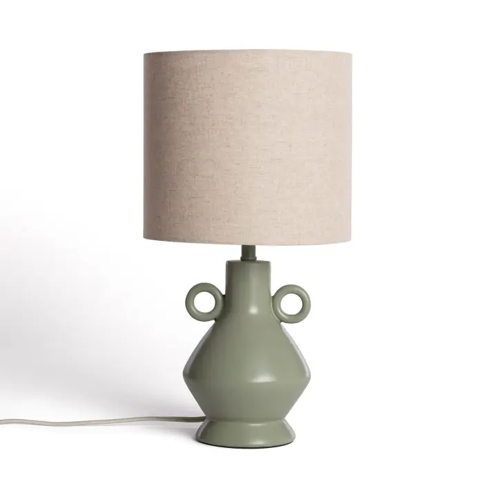 Ledkia Lámpara de Mesa Resina Moudrost Verde Celadón - 1