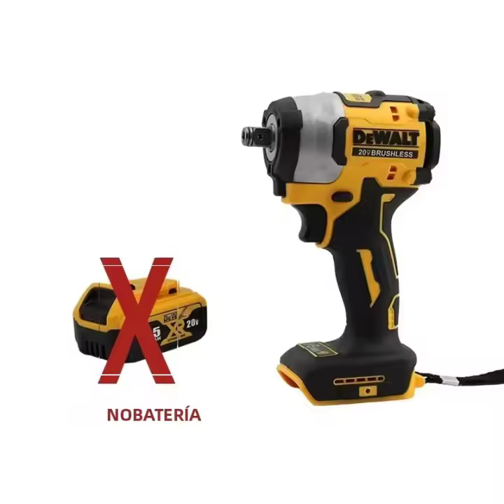 Llave De Impacto Inalámbrica Dewalt DCF922 Torque Alto 205Nm (en Reversa) 1/2" 2500 PRM Herramientas Eléctricas Universales Con Batería De 20V - 1