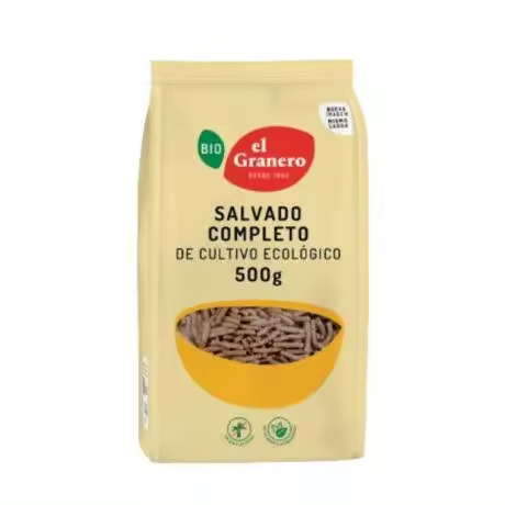 Salvado de Trigo Completo Bio 500g El Granero Integral - 1