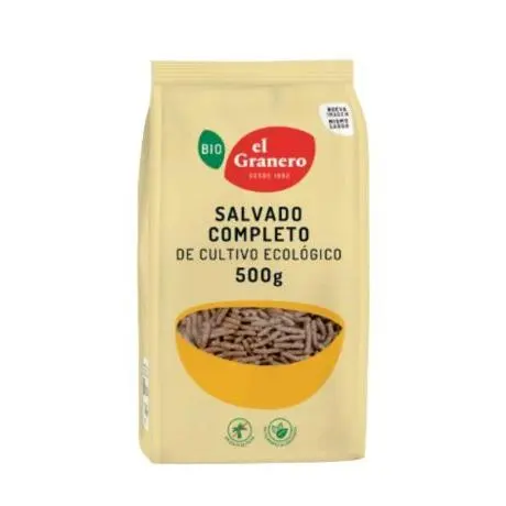 Salvado de Trigo Completo Bio 500g El Granero Integral - 1