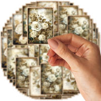 20pcs Flower Dance A6 (14x10 Cm) Cuaderno Decorado DIY Estilo Retro Para Decoración De Vaso Patineta Guitarra Juguete Clásico Scrapbook - details 3