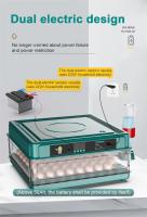 9/15 Eggs Incubator Drawer Type Mini Egg Incubator With Automatic Waterbed Replenishment And Temperature Contro And Egg Flipping - details 9
