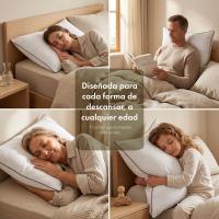 Don Algodón - Almohada Fibra y Copos Viscoelástica - Funda con Ribete Desenfundable - details 0