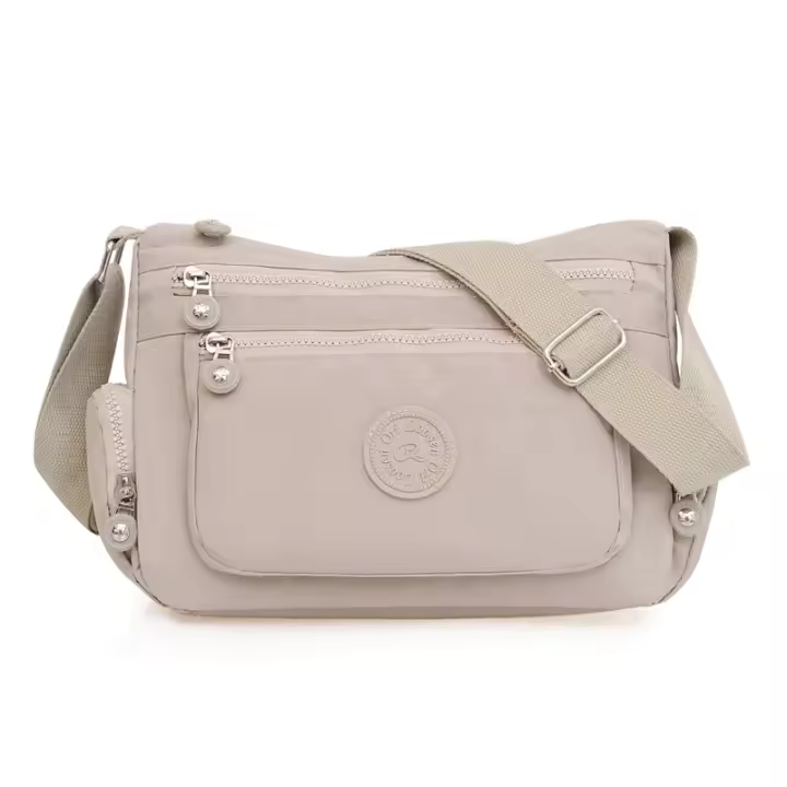 Bolso de hombro de nailon impermeable para mujer, bolsa de compras, informal, a la moda - 1