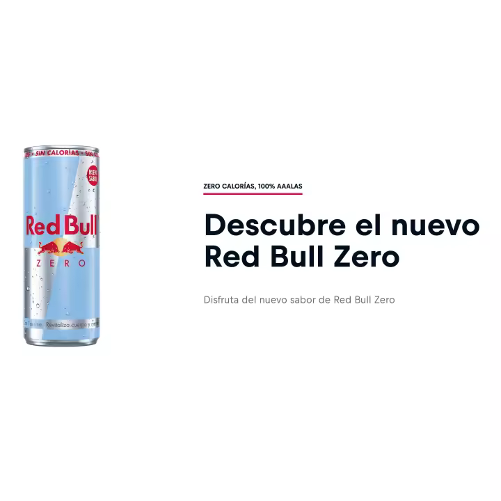 RED BULL Zero lata 250 ml. caja de 24 unidades - 1