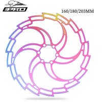 Freno De Disco Para Bicicleta IIIpro 6-Tornillos Colorido Acero Inoxidable 160mm 180mm 203mm Piezas De Freno De Montaña Y Carretera - details 0