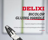 Alicates Multifuncionales Delixi - Colección De 8 Herramientas Especiales Para Electricistas Con Corte De Alambre Y Ajuste Universal - details 5