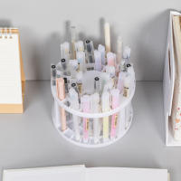 Organizador De Maquillaje Multifuncional Para Lápices De Cejas Y Pinceles De Maquillaje Almacenamiento Grande Para Utensilios De Rostro Material Plástico - details 3