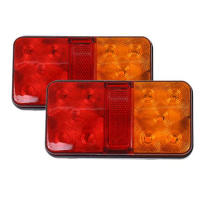 Lámparas De Freno Traseras Para Camión Camiota Remolque Caravana Autobús Motorhome 10LED 12V Accesorios De Automóvil - details 0