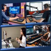 Mezclador De Sonido Profesional 5 Canales F11 Tarjeta De Sonido Para Streaming En Vivo Accesorios Para Podcast Y Juego Adecuado Para Computadora PC - details 12