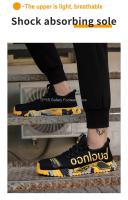 Zapatos De Seguridad Para Hombres Indestructibles Transpirables Con Punta De Acero Antipinchazos Y Respirables Para Trabajo - details 7