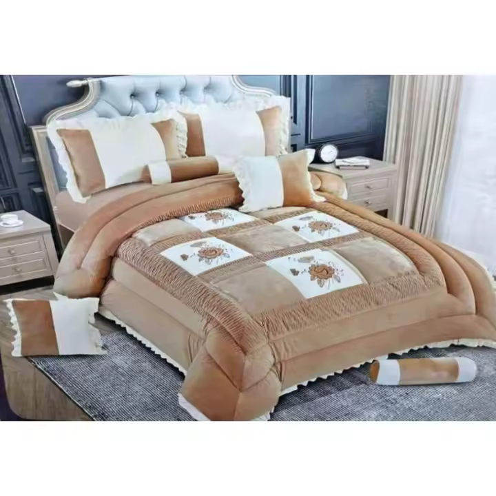 Juego de 8 piezas de Ropa para Cama de 200x200cm - 1