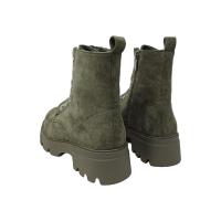 Eva Zorteon- Botín de antelina para  Mujer,  Estilo Militar . Marca TULIPANO . - details 11