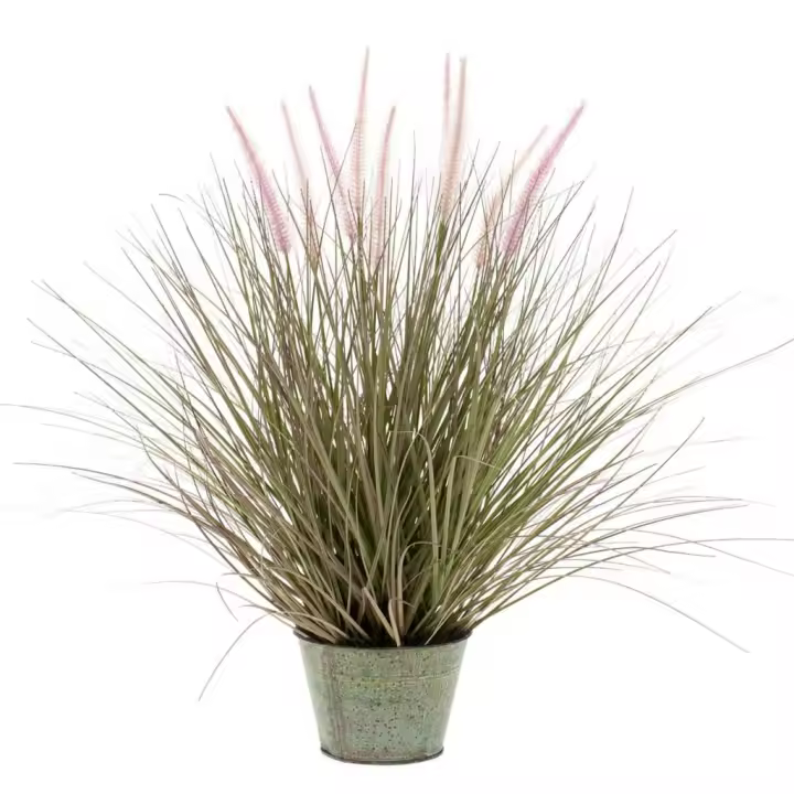 Emerald Planta de penissetum artificial en maceta de CINC 58 cm - 1