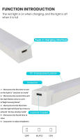 Luces LED Recargables Sin Cable Con Sensor De Movimiento Para Armario Cocina Dormitorio Sensor De Luz Para Gabinete Y Escaleras - details 5