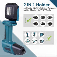 Soporte De Herramienta De Pared Para Batería Makita 14/18V 2 EN 1 Soporte De Almacenamiento Para Máquina Estante De Exposición Para Exhibición - details 0