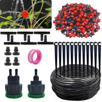 Kit De Riego Por Drip Para Jardín 5-50M Sistema Automático De Riego Para Plantas Bonsái Maceta Césped Flores Verduras Invernadero Con Boquillas 1/4'' - details 0