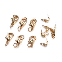 80Pcs/lot Hebilla De Langosta De Aleación Con Anillos De Salto Para Cadena De Collar Y Pulsera Conector Para Fabricación De Joyas DIY Tamaño 1.2x1.2mm - details 2
