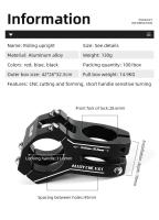 ESLNF Tímbrido De Bicicleta De Aluminio CNC 45mm Para Montaña Carretera BMX MTB Corto De 31.8 Manillar De Bicicleta - details 1