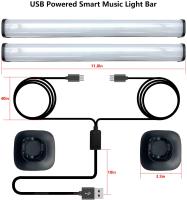 Lámpara Inteligente De LED RGB Con Control Bluetooth APP Luz Nocturna Para Decoración De Habitación De Juego Y TV Rítmica De Música - details 10