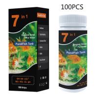 Papel De Prueba Para Calidad Del Agua 7-en-1 Para Acuarios Y Peceras 50/100PCS Medición De Unidad Principal: No Contiene Químicos Peligrosos - details 0