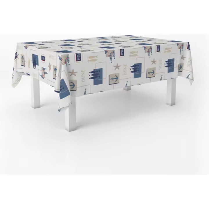 ECOMMERC3  Mantel Hule Mesa Rectangular Tamaño desde 100x140 cm hasta 300x140 cm, Estilo, Durabilidad y Fácil Limpieza para tu Mesa - Mantel Hule Antimanchas e Impermeable - 1