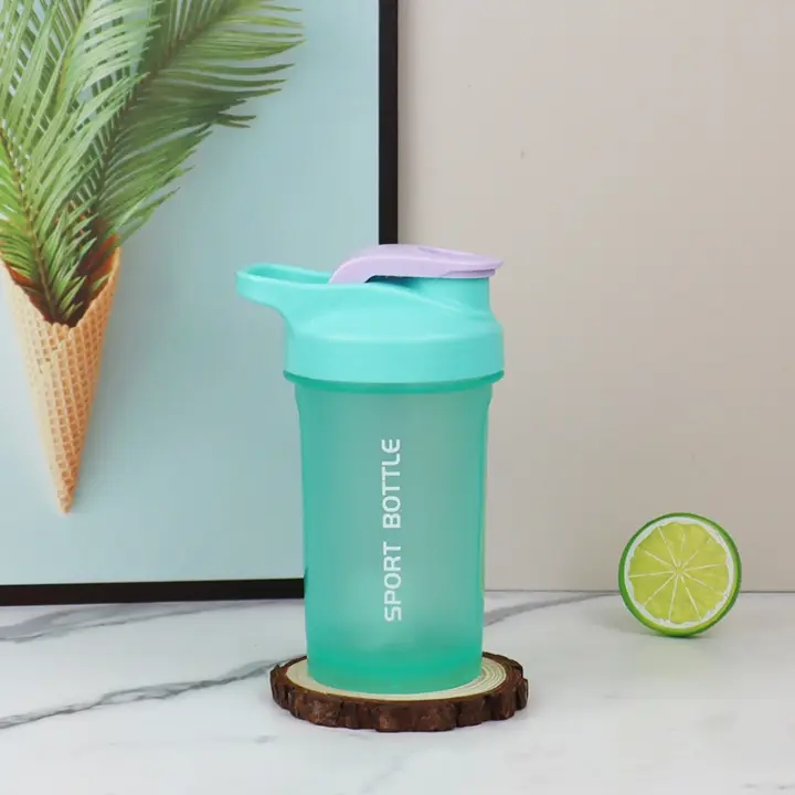 Botella De Proteína Portátil 300ml Con Mezclador Antigrasa Para Gimnasio Y Entrenamiento Deportivo Exterior - 1