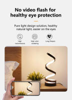 Lámpara De Mesa LED De Forma Espiral RGB Blanca Dimmerable Con Control Por USB 5V Para Decoración De Habitación Y Despacho - details 15