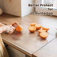 Tablas De Corte De Acrílico Para Cocina Translúcidas Con Borde Antideslizante Para Charcutería Y Accesorios De Cocina - details 1