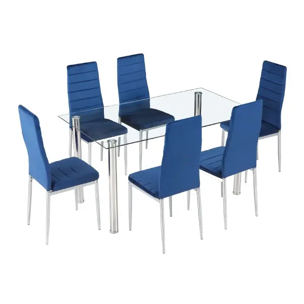 PACK DE 6 SILLAS  AVATAR AZUL - LA UNIDAD SALE A 27,979€  DST MUEBLECENTER - Envío Gratuito. - 1