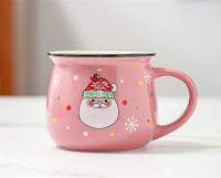 Taza De Cerámica De 350ML Para Regalo De Navidad Con Diseño De Santa Y Ciervo Taza De Café Para Oficina Y Hogar Taza De Leche Taza De Té - details 5