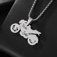 Collar De Moda De Acero Inoxidable Para Motocicleta Colgante Unisex Joyería De Rock Y Hip Hop Para Fiestas Y Viajes - details 3