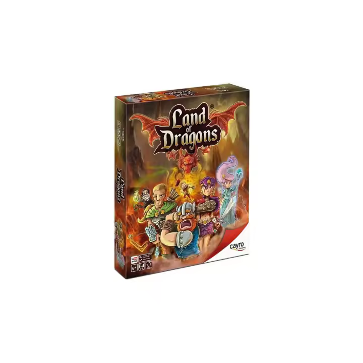 Juego de mesa de estrategia Land of Dragons - Cayro 7052: Sumérgete en un mundo mágico lleno de dragones y estrategia - 1