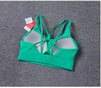 Nueva Sujetador Deportivo Para Mujer Con Almohadillas Sin Costillas Soporte Alto Para Gimnasio Running Yoga Deporte Cross Back Adecuado Para Mujeres Con Curvas - details 4