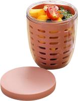 Water Draining Fruit Storage Cup Practical Vegetable Draining Strainers Container Practical Fruit Cup for Office - details 0