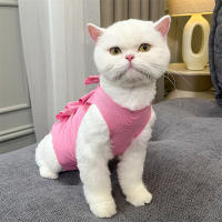 Ropa Postoperatoria Para Gatos Esterilizados Previene Lamería Transpirable Pantalones Fisiológicos Ayuda En El Desamamamiento Producto Para Mascotas - details 16