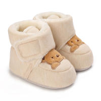 Botas De Nieve Para Bebés Recién Nacidos De Algodón Antideslizantes Y Cálidas Zapatos Para Caminar Infantiles Con Peluche - details 4