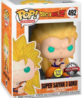 Funko Funko Pop and Tee  GOKU SS3 SUPER SAIYAN 3 EXCLUSIVA GITD Dragon Ball  Gohan  Super Saiyan 492 - details 1