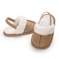 Zapatillas De Invierno Para Bebés Con Cordón Elástico De Lana Suave Y Antideslizante Para Niños Y Niñas Zapatos De Primer Pasos - details 18