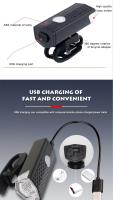 Luz Delantera De Bicicleta MTB LED Recargable USB Impermeable Luz De Advertencia De Seguridad Para Montaña Accesorios De Ciclismo - details 3