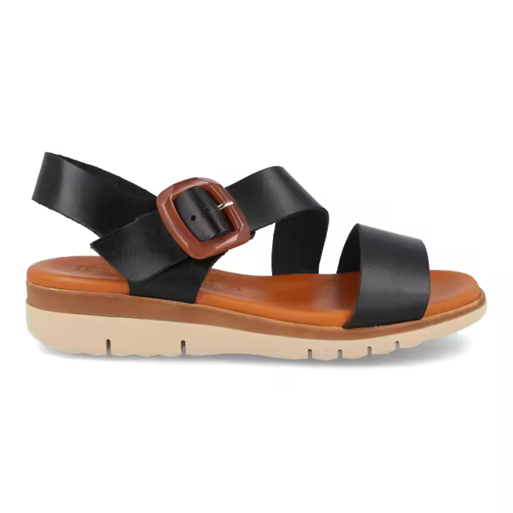 Sandalias Digo Digo 4621 Negro en piel para mujer made in Spain by Bda Shoes - 1