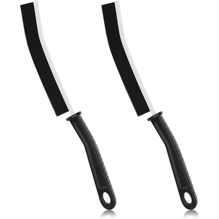Cepillo para limpiar grietas, 2 piezas, para baño, para esquinas estrechas de la cocina. - 1