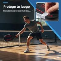 Cinta De Protección Para Raqueta De Pickleball Guardia Protectora Transparente Para Cabeza De Raqueta Y Protección De Borde - details 1
