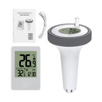 Termómetro Digital Para Piscina Con Sensor Flotante Inalámbrico Visibilidad 360° Termómetro Para Baños Calientes Piscinas Estanques Medidor De Temperatura Y Humedad - details 15